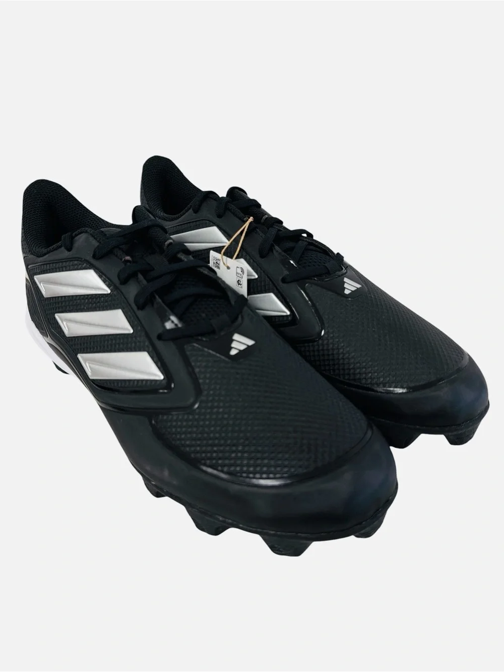 Adidas Women's Purehustle 3 Mid Sneaker, Softball Cleats Black/Silver Size 12.5